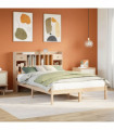 vidaXL Bookcase Bed without Mattress 140x200 cm Solid Wood Pine