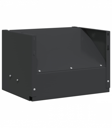 vidaXL Bullet Trap Box Black 29 x 22 x 20 cm Steel