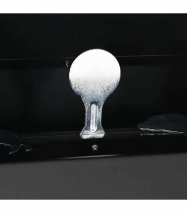 vidaXL Bullet Trap Box Black 29 x 22 x 20 cm Steel