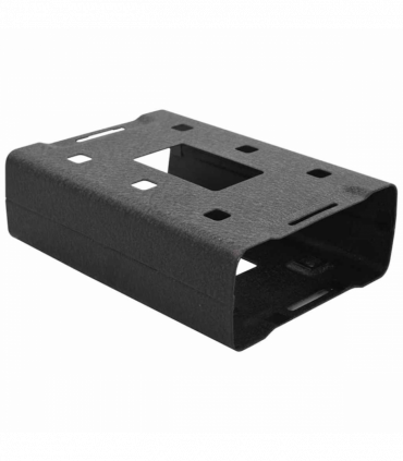 vidaXL Car Safe with Lock Black 21.8 x 16 x 7 cm Steel