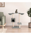 vidaXL Cat Tree with Scratching Posts Light Grey 82 cm