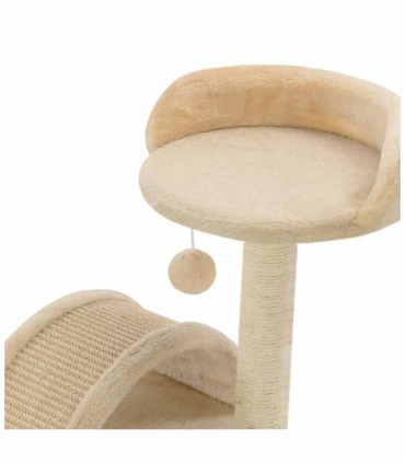 vidaXL Cat Tree with Sisal Scratching Post 40 cm Beige and Brown