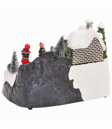 vidaXL Christmas Tabletop Decor Multicolour 16 x 11.5 x 13 cm Plastic