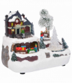 vidaXL Christmas Tabletop Decor Multicolour 23.5 x 16 x 18.5 cm Resin
