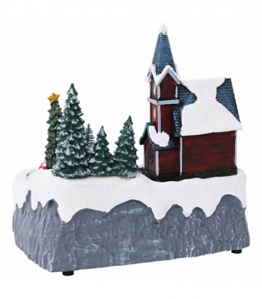 vidaXL Christmas Village Multicolour 20.5 x 17 x 21 cm Plastic