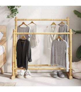 vidaXL Clothes Rack 100x30x100 cm Bamboo