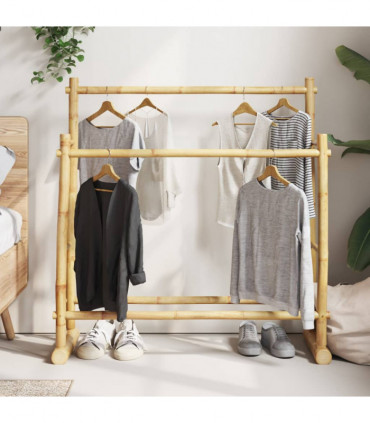 vidaXL Clothes Rack 100x30x100 cm Bamboo