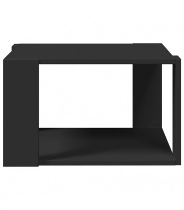 vidaXL Coffee Table Black 51.5x51.5x30 cm Engineered Wood