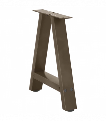 vidaXL Coffee Table Legs A-Shaped 2 pcs 38x(42-43) cm Steel