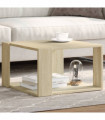 vidaXL Coffee Table Sonoma Oak 51.5x51.5x30 cm Engineered Wood