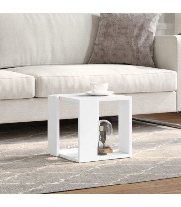 vidaXL Coffee Table White 32x32x30 cm Engineered Wood