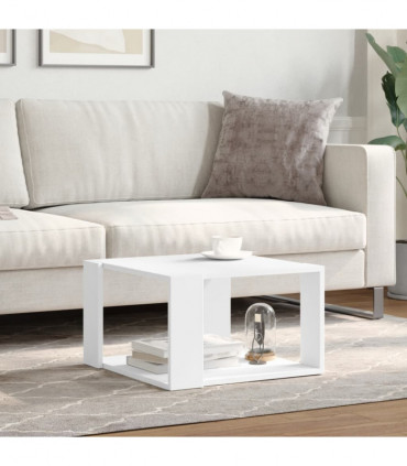 vidaXL Coffee Table White 51.5x51.5x30 cm Engineered Wood