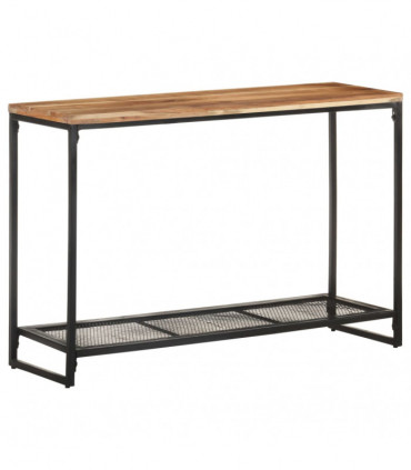 vidaXL Console Table 110x35x75 cm Solid Acacia Wood
