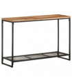 vidaXL Console Table 110x35x75 cm Solid Acacia Wood