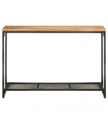 vidaXL Console Table 110x35x75 cm Solid Acacia Wood