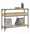 vidaXL Console Table with Shelf Sonoma Oak 100x29x75cm Engineered Wood