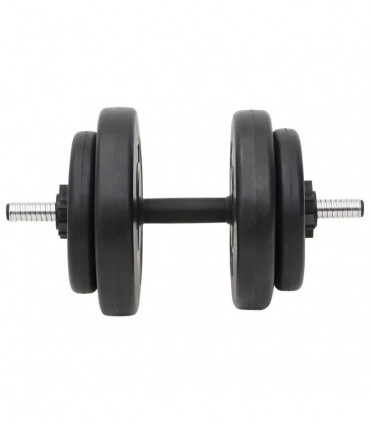 vidaXL Curl Barbell and Dumbbell with Plates 60 kg