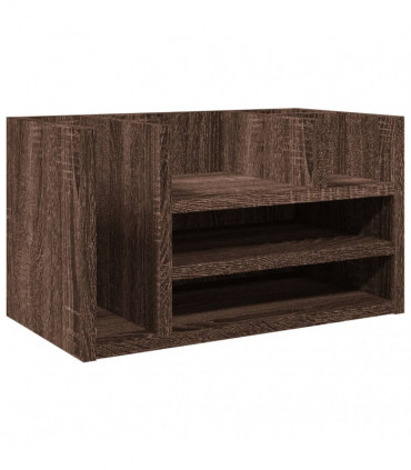 vidaXL Desk Organiser Brown Oak 44.5x24x25 cm Engineered wood