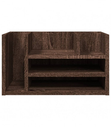 vidaXL Desk Organiser Brown Oak 44.5x24x25 cm Engineered wood