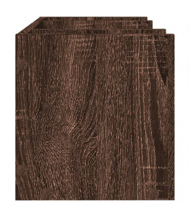 vidaXL Desk Organiser Brown Oak 44.5x24x25 cm Engineered wood