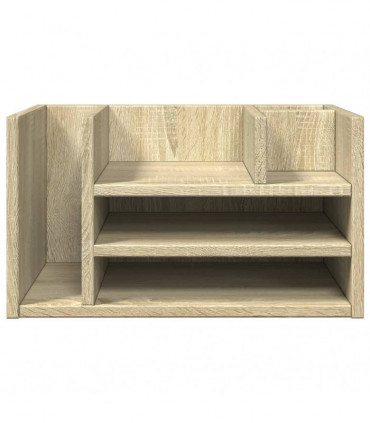 vidaXL Desk Organiser Sonoma Oak 44.5x24x25 cm Engineered wood