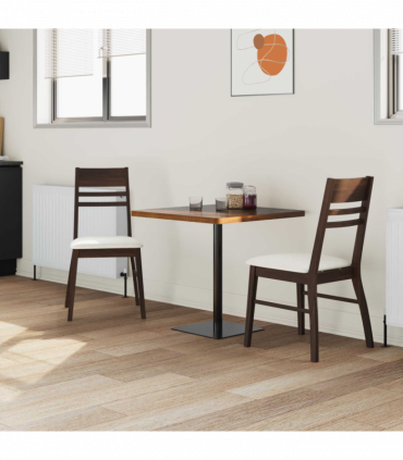 vidaXL Dining Chairs 2 pcs Light Brown 43 x 54 x 89 cm