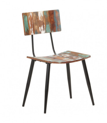 vidaXL Dining Chairs 6 pcs Solid Reclaimed Wood