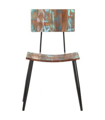 vidaXL Dining Chairs 6 pcs Solid Reclaimed Wood