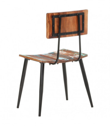 vidaXL Dining Chairs 6 pcs Solid Reclaimed Wood