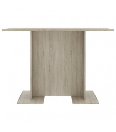 vidaXL Dining Table Sonoma Oak 110x60x75 cm Engineered Wood