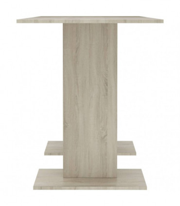 vidaXL Dining Table Sonoma Oak 110x60x75 cm Engineered Wood