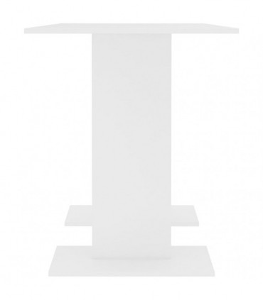 vidaXL Dining Table White 110x60x75 cm Engineered Wood