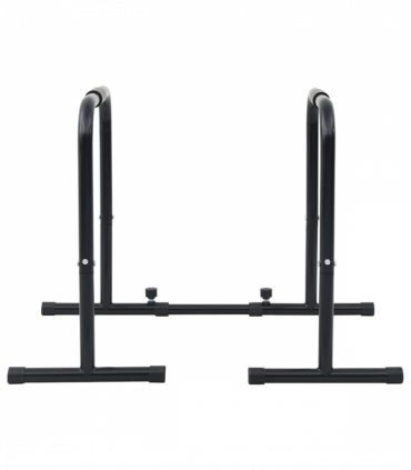 vidaXL Dip Bar Manual Black 116 x 66 x 74.5 cm Powder-coated steel