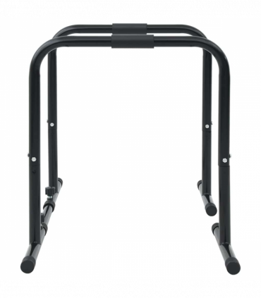 vidaXL Dip Bar Manual Black 116 x 66 x 74.5 cm Powder-coated steel
