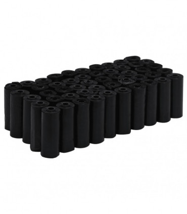 vidaXL Dog Poop Bags 750 pcs Black 30x20 cm PE