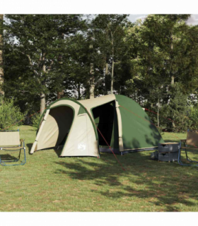 vidaXL Dome Tent with Roof Other Green 384 x 254 x 170 cm
