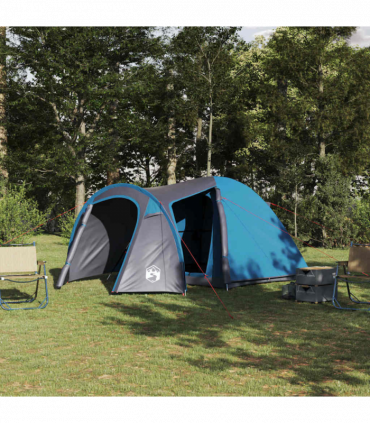 vidaXL Dome Tent with Roof Other with Air Vent Blue 384 x 254 x 170 cm
