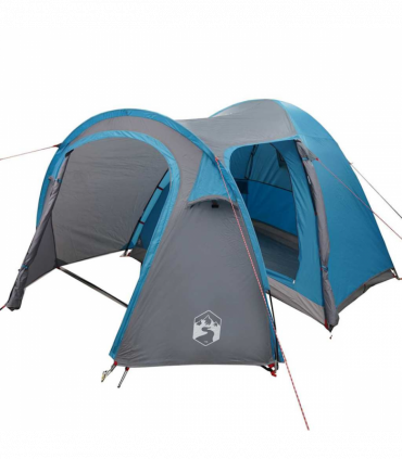 vidaXL Dome Tent with Roof Other with Air Vent Blue 384 x 254 x 170 cm
