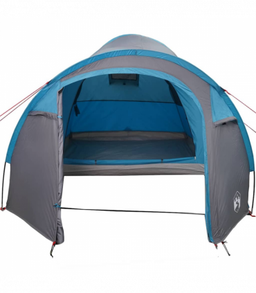 vidaXL Dome Tent with Roof Other with Air Vent Blue 384 x 254 x 170 cm