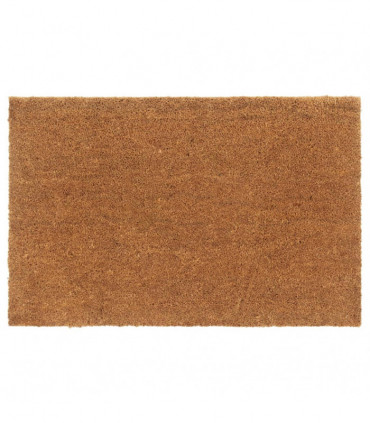 vidaXL Door Mat Natural 65x100 cm Tufted Coir
