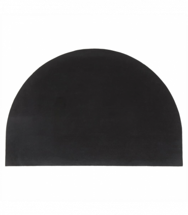 vidaXL Door Mat Natural Half Round 60x90 cm Tufted Coir