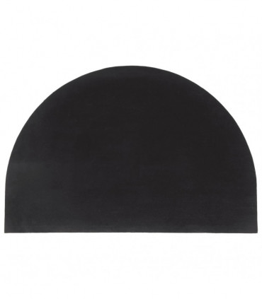 vidaXL Door Mat Natural Half Round 60x90 cm Tufted Coir