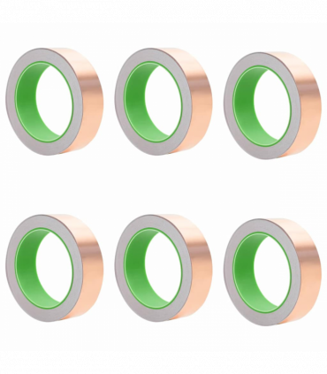 vidaXL Double Sided Copper Tape 6 pcs 6 pcs Copper 2000 x 3 cm