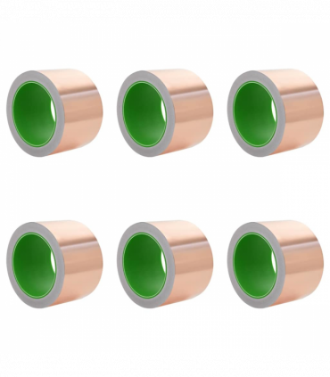 vidaXL Double Sided Copper Tape 6 pcs 6 pcs Copper 2000 x 7 cm