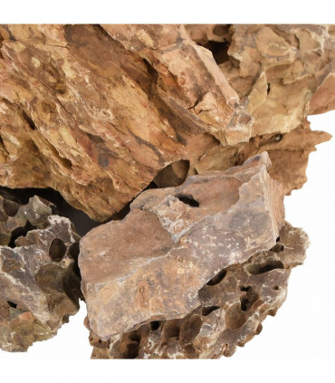 vidaXL Dragon Stones 25 kg Brown 5-30 cm