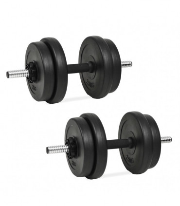 vidaXL Dumbbell with Plates 40 kg