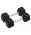 vidaXL Dumbbells 2 pcs 8 kg Cast Iron