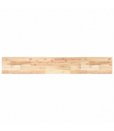 vidaXL Floating Shelf 140x20x2 cm Untreated Solid Wood Acacia