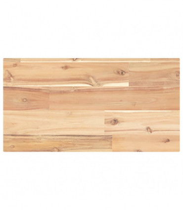 vidaXL Floating Shelf 60x20x2 cm Untreated Solid Wood Acacia