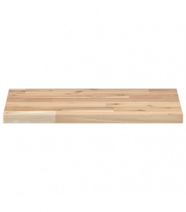 vidaXL Floating Shelf 60x30x2 cm Untreated Solid Wood Acacia